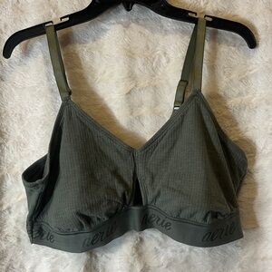 American Eagle Aerie Bralette with Cutout Olive Green Size XXL